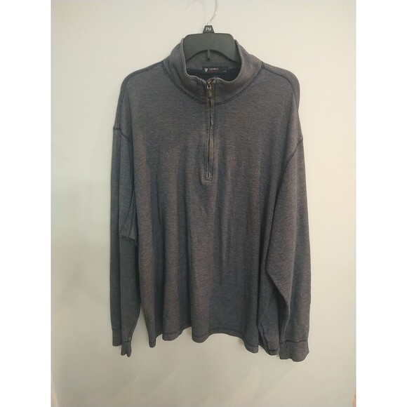 Cremieux Men's 1/4 Zip Long Sleeve Top XXL Classic Soft - Picture 2 of 12